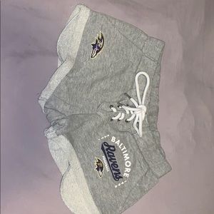 Ravens Gray Shorts